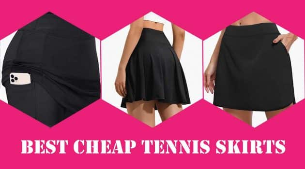 best black tennis skirt