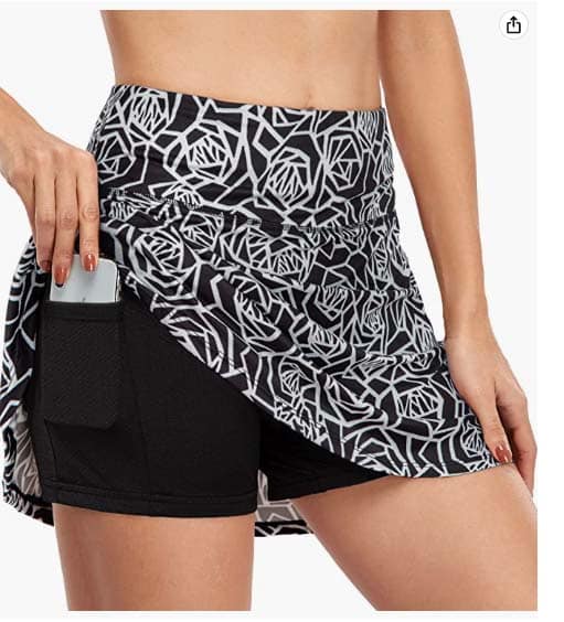 best tennis skirt with shorts