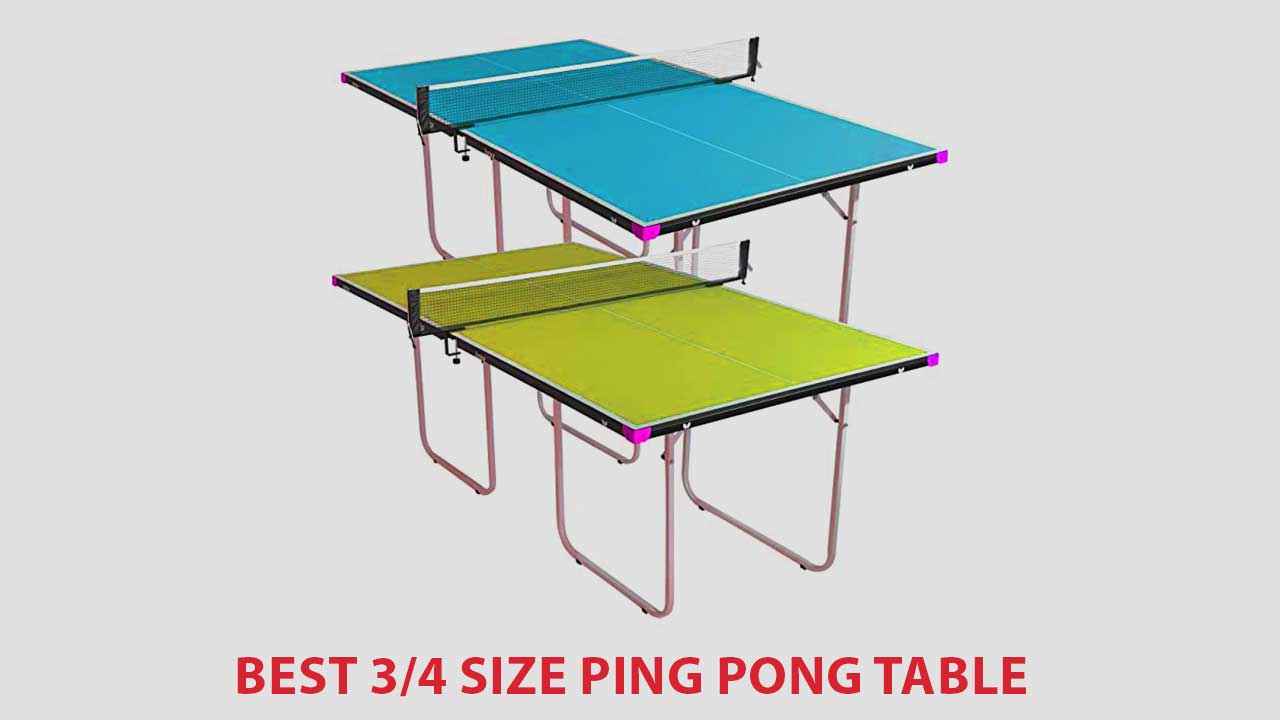 10 Best 3/4 Size Ping Pong Table Reviews 2023