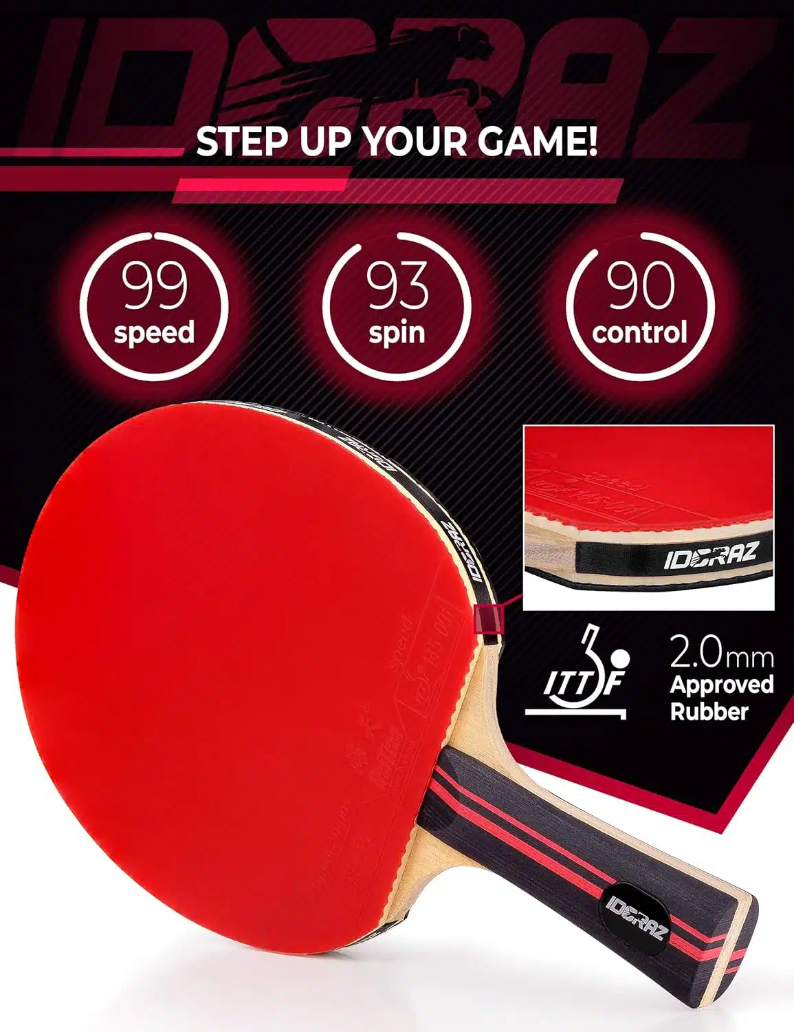 Idoraz Ping Pong Paddle