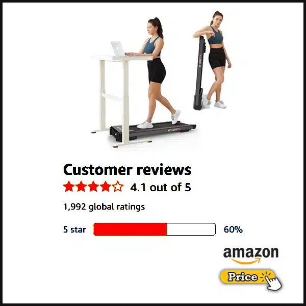 GOYOUTH Folding Under Desk Treadmill