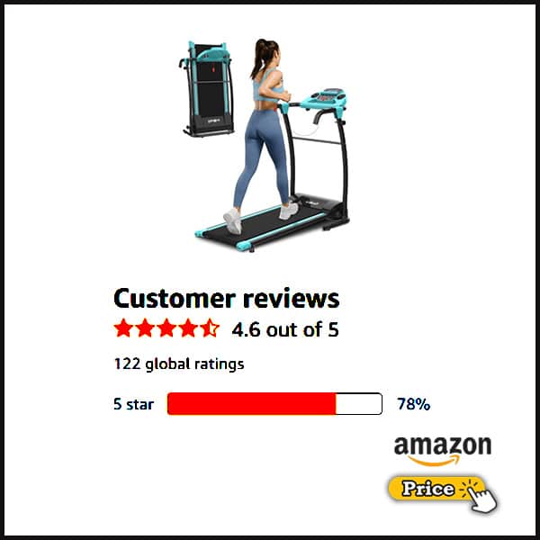 REDLIRO Electric Treadmill Foldable