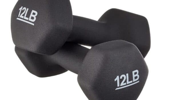 Best Rubber Hex Dumbbells Set
