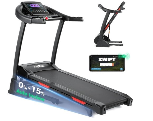 therun 3.5 hp folding treadmill