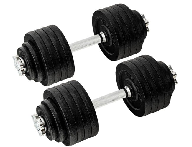 Yes4All Old School Adjustable Dumbbell Set
