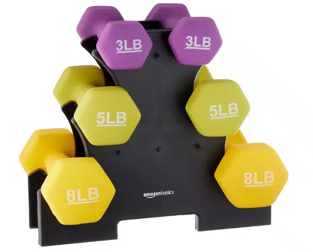 Amazon Basics Neoprene Dumbbell set