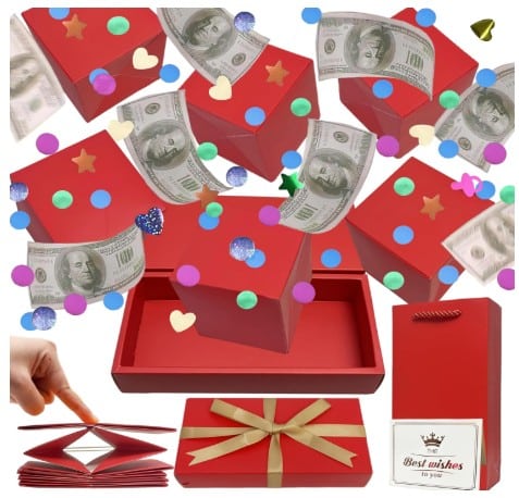 JINSTABAG Surprise Gift Box Explosion for Money review