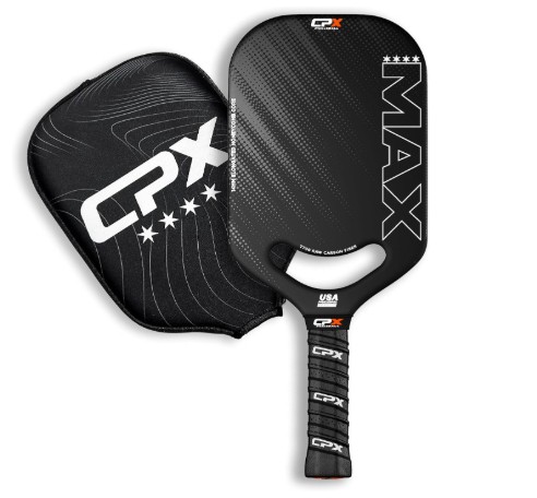 CPX MAX Raw Carbon Fiber T700 Pickleball Elongated Paddle CPX MAX Raw Carbon Fiber T700 Pickleball Elongated Paddle
